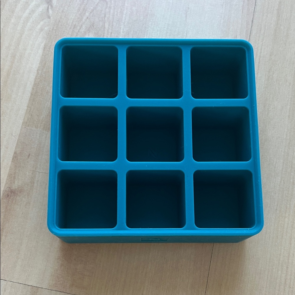 Nespresso Barista Ice Cube Tray Teal Blue Green